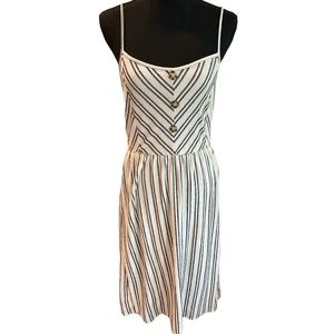 Caution to the Wind Striped Sundress